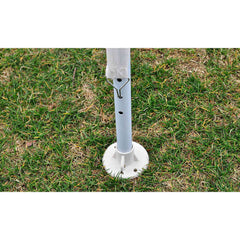Gazebo White Polyethylene, Steel 10 x 10 ft Lightweight Gazebo