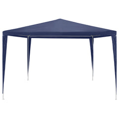 Bostome 10'x10' blue outdoor party tent with a heavy-duty steel frame and waterproof roof.