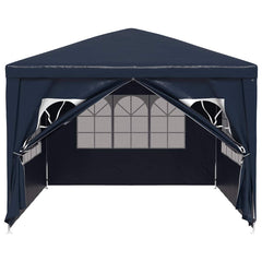 Party Tent Blue Polyethylene 9.8 x 13.1 ft UV-resistant materials