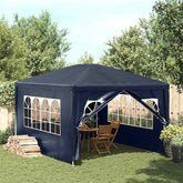 Party Tent Blue Polyethylene 9.8 x 13.1 ft UV-resistant materials