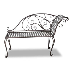 Garden Bench Antique brown Steel Standard Durable Garden Bench