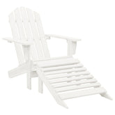 Garden Chair White Hardwood Standard Durable Garden Chair
