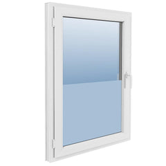 Window Film Milk Glass PVC 0.9x16.4 ft Decorative Inlays