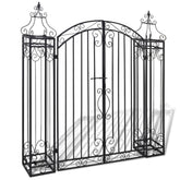 Ornamental Garden Gate Wrought Iron 4'x8x4' 5