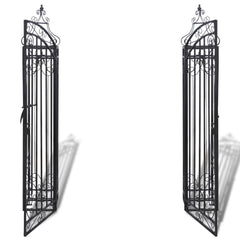 Ornamental Garden Gate Wrought Iron 4'x8x4' 5