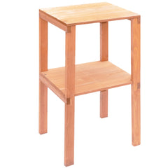 Wooden garden tool shed with double doors, sloping roof, and solid pine construction.