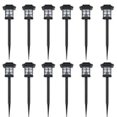 Garden Light Black Plastic Standard Solar Solar Garden Light