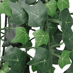 Two 35-inch artificial green ivy bushes with 339 lifelike leaves each.
