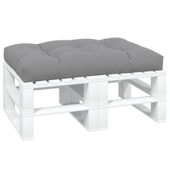 Pallet Cushion Gray 100% polyester 47.2x31.5x4.7 in