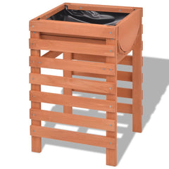 Planter Beige Solid Chinese Fir Wood Medium Planters Planter