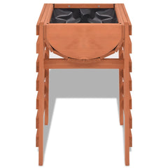 Planter Beige Solid Chinese Fir Wood Medium Planters Planter