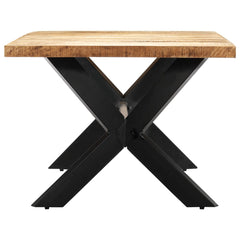 Dining Table Brown Solid Mango Wood 78.7 x 39.4 x 29.5 in