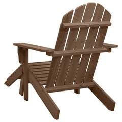 Garden Chair Brown Hardwood Large Durable Garden Chair
