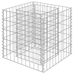Gabion Raised Bed Silver Galvanized Steel Standard