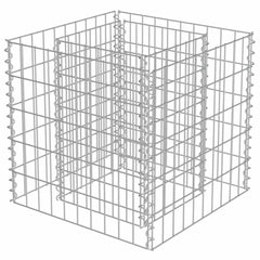 Gabion Raised Bed Silver Galvanized Steel Standard
