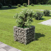 Gabion Raised Bed Silver Galvanized Steel Standard