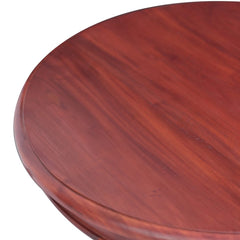 Side Table Brown Solid Mahogany Wood Medium Durable Side Table