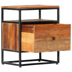 Bedside Cabinet Multicolor Solid reclaimed wood Small