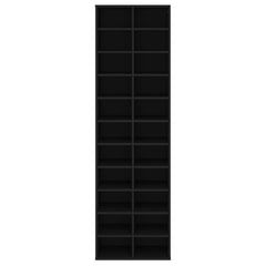Shoe Cabinet Black Engineered Wood 21.3x13.4x72.0 in Shoe Cabinet
