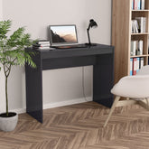Desk High gloss grey Engineered wood Compact Sleek Desk