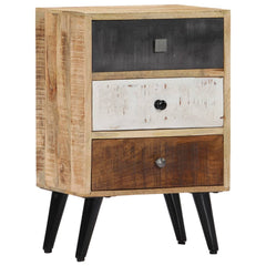 Bedside Cabinet Multicolour Solid mango wood Small