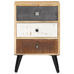 Bedside Cabinet Multicolour Solid mango wood Small