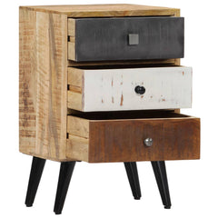 Bedside Cabinet Multicolour Solid mango wood Small