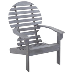 Garden Chair Gray Solid acacia wood Light, easy to move