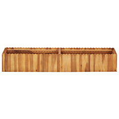 Raised Bed Natural wood color Solid acacia wood Medium