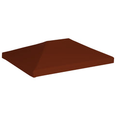 Terracotta waterproof gazebo top cover, 9.8'x13.1', rectangular shape.