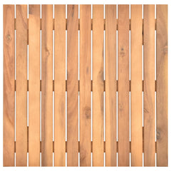 Coffee Table Natural Brown Solid Acacia wood 23.6x23.6 in Durable