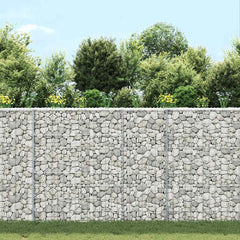 Gabion Raised Bed Silver Galvanized steel 31.5x7.9x39.4 in