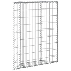 Gabion Raised Bed Silver Galvanized steel 31.5x7.9x39.4 in