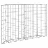 Gabion Raised Bed Silver Galvanized Steel 59.1 x 7.9 x 39.4 in
