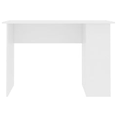 Desk White Engineered wood Compact Desk Rectangular Modern