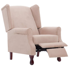 Armchairs Cream Polyester fabric, Wooden frame Standard Armchair