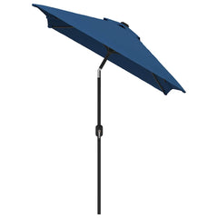 Garden Parasol Azure Polyester 118.1x78.7 in Tiltable