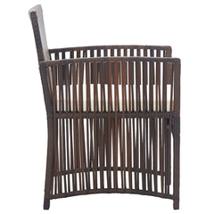Garden Chair Brown, Cream