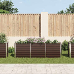 Raised Bed Brown Galvanized steel Large Durable Raised Bed