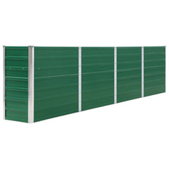 Raised Garden Bed Green Galvanized steel Large Sturdy