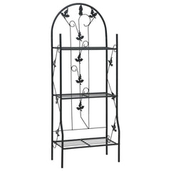 Plant Rack Black Powder-coated iron Medium Decorative Inlays