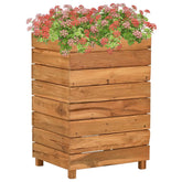 Raised Bed Natural Teak Recycled teak wood, steel Medium