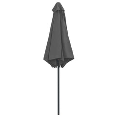 Garden Parasol Anthracite Aluminum 8.9 ft diameter