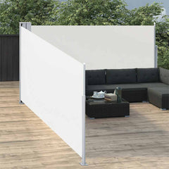 Retractable Side Awning Cream 66.9x393.7