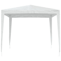 Party Tent White Polyethylene, Iron 8.2 x 8.2 ft