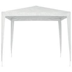 Party Tent White Polyethylene, Iron 8.2 x 8.2 ft