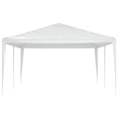 White 13.1'x19.7' party tent with UV water-resistant canopy and sturdy frame.