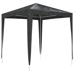 Party Tent Anthracite Polyethylene, Steel 6.6ft x 6.6ft