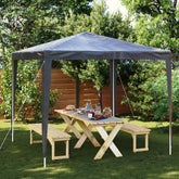 Party Tent Anthracite Polyethylene, Steel 8.2 x 8.2 ft