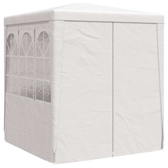 Party Tent White Polyethylene 6.6 x 6.6 ft Water-resistant